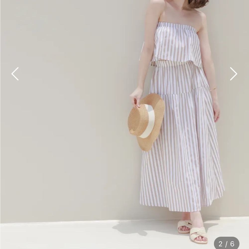 Bra top dress for vacation